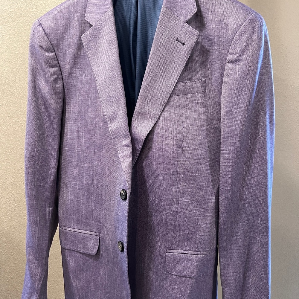 Emporio Armani Purple Sport Coat Modern Fit
